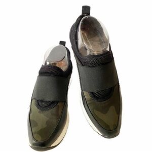 Anne Klein Sport, Women's Backdoor Slip On Casual Sneakers Camo Green/Black